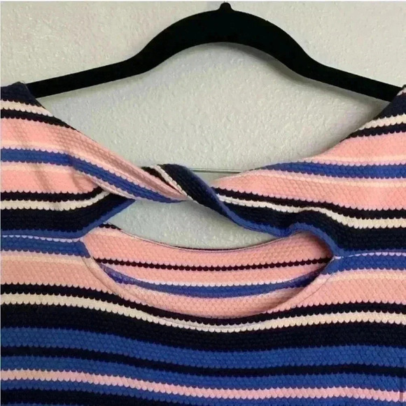 Lilly Pulitzer Bay Dress Striped Boatneck Knit- Medium - Picture 7 of 8